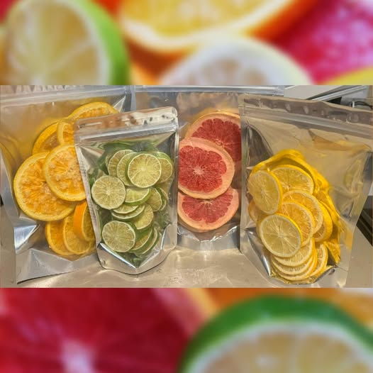 Lemon, Slices, Freeze-Dried, Bag