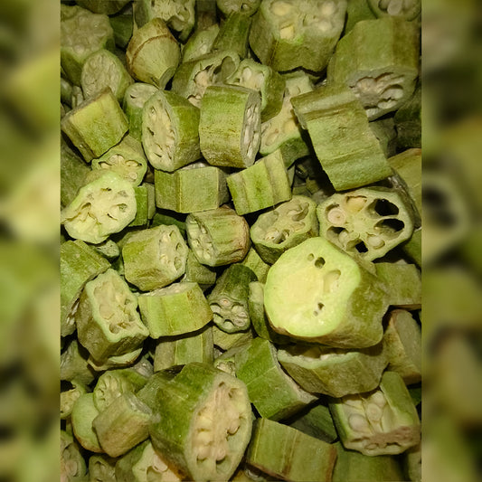 Okra, Freeze Dried