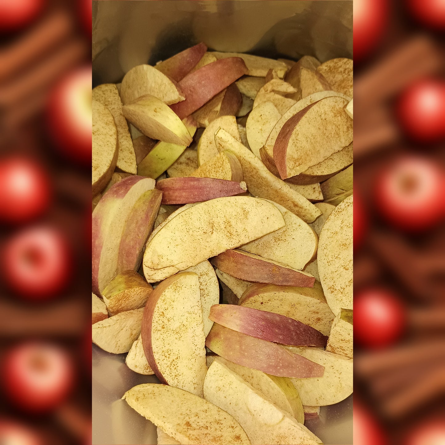 Apple, Honey Crisp with Cinnamon, Freeze-Dried