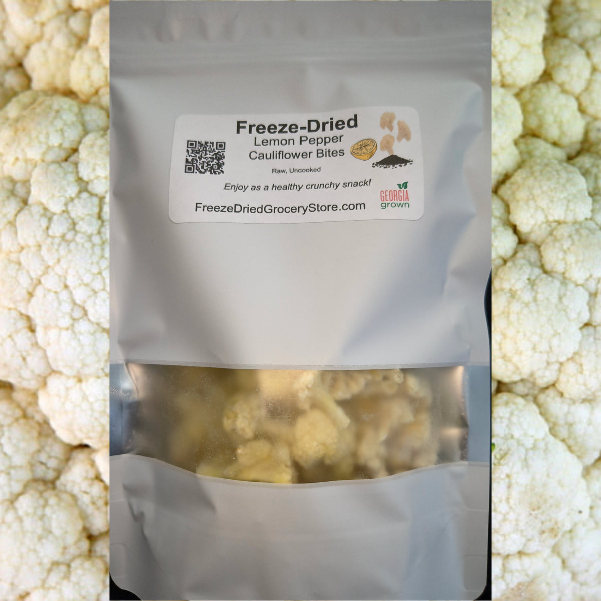 Lemon Pepper Cauliflower, Freeze-Dried