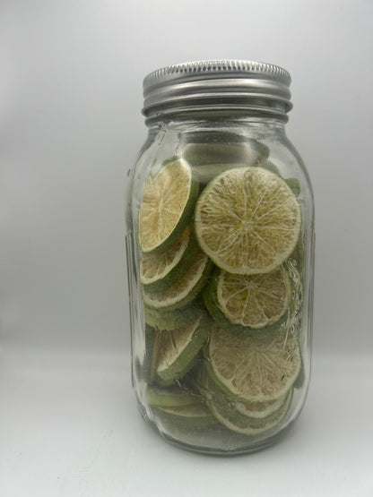 Lime, Slices, Freeze-Dried, Quart Jar