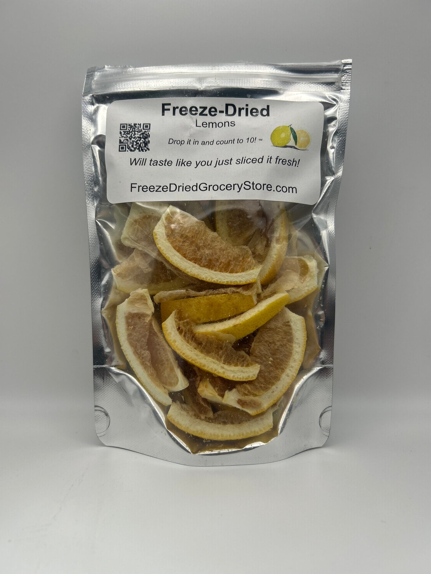 Lemon, Wedges, Freeze-Dried, Bag