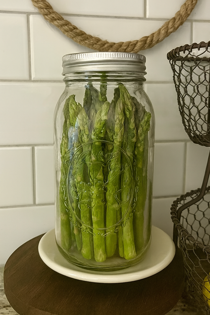 Asparagus, Freeze-Dried, Décourmet™ Half-Gallon Jar