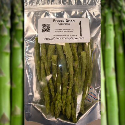 Asparagus, Freeze-Dried, Bagged