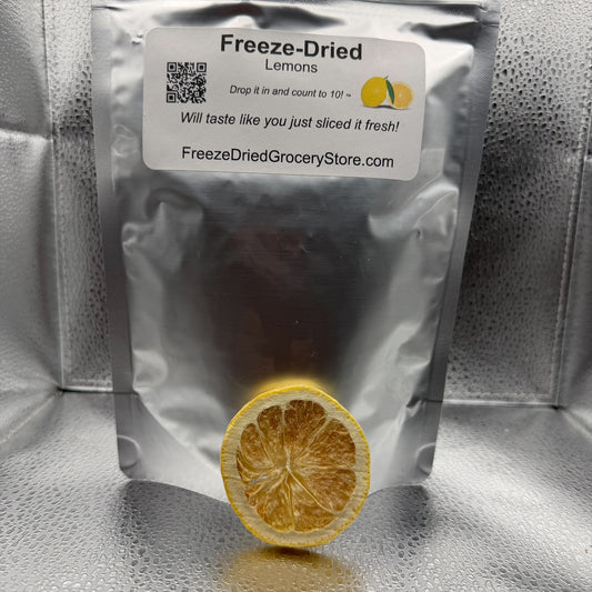 Lemon, Slices, Freeze-Dried, Bag
