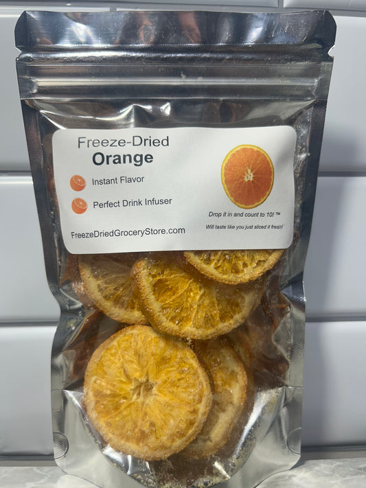 Orange, Slice, Freeze-Dried