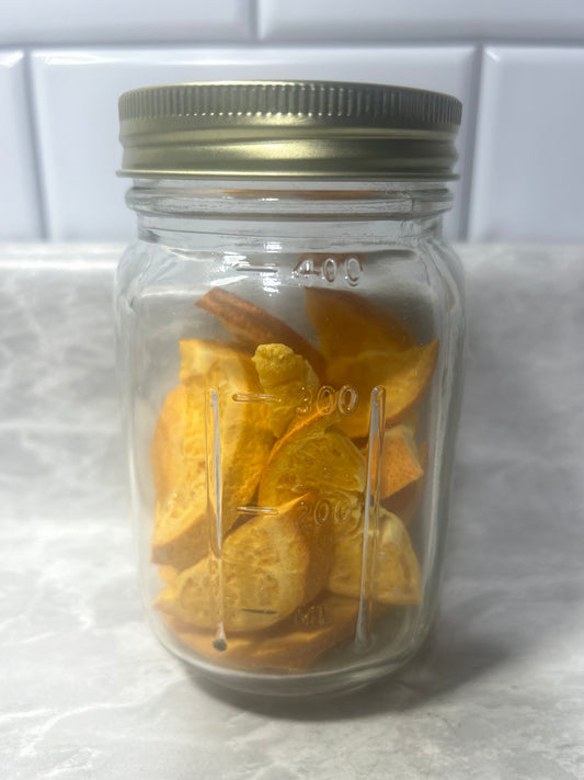 Orange, Wedge Cut, Freeze-Dried, Pint Jar