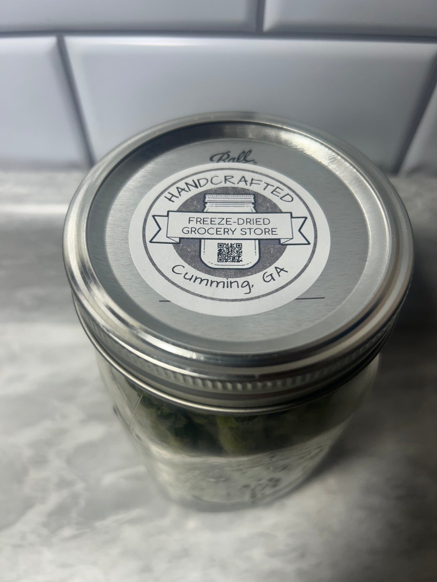 Asparagus, Freeze-Dried, Décourmet™ Half-Gallon Jar
