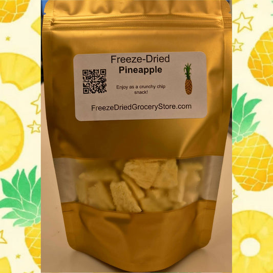 Pineapple Bits, Freeze Dried