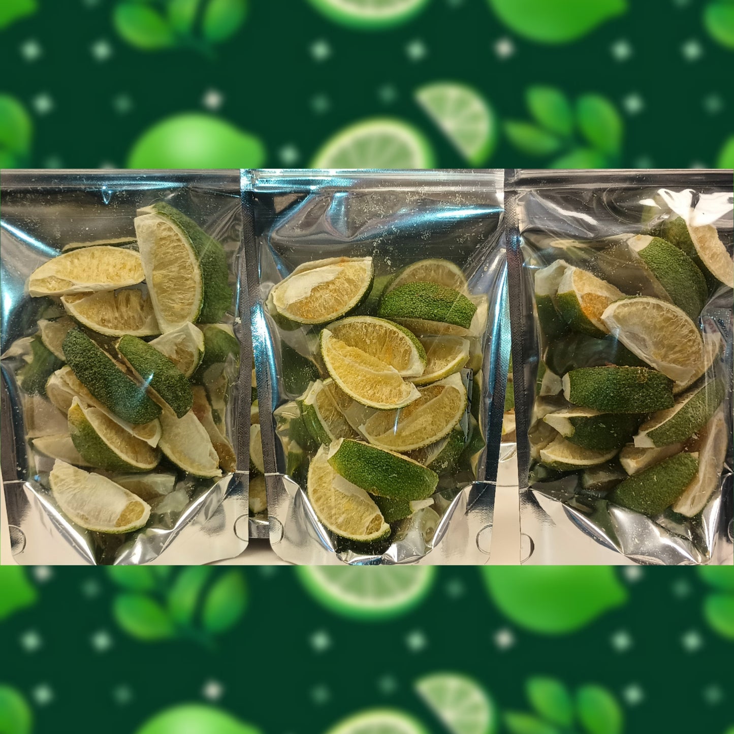 Lime, Wedge Cut, Freeze-Dried