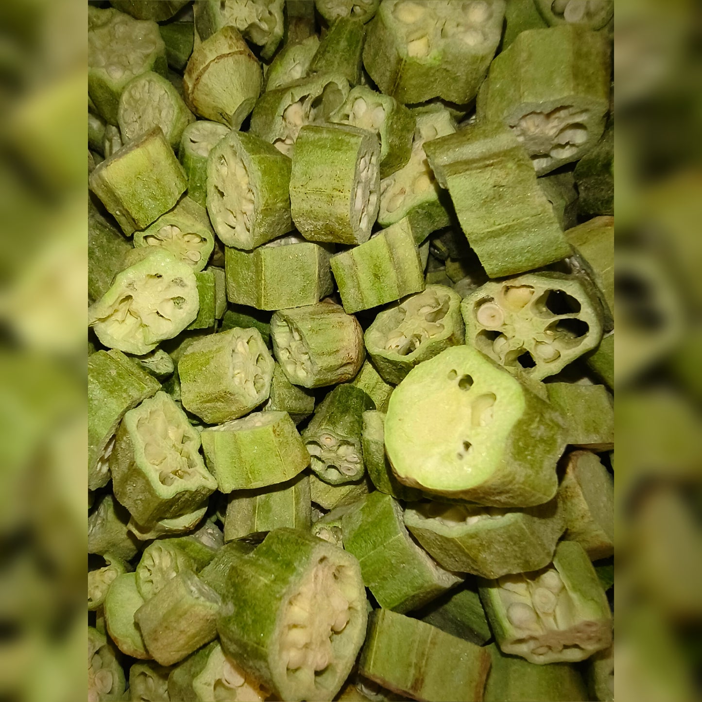 Okra, Freeze Dried