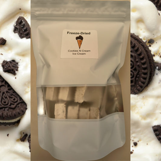 Cookies N Cream Ice Cream, Freeze Dried
