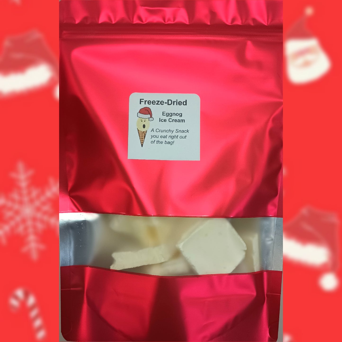 Eggnog Ice Cream, Freeze-Dried