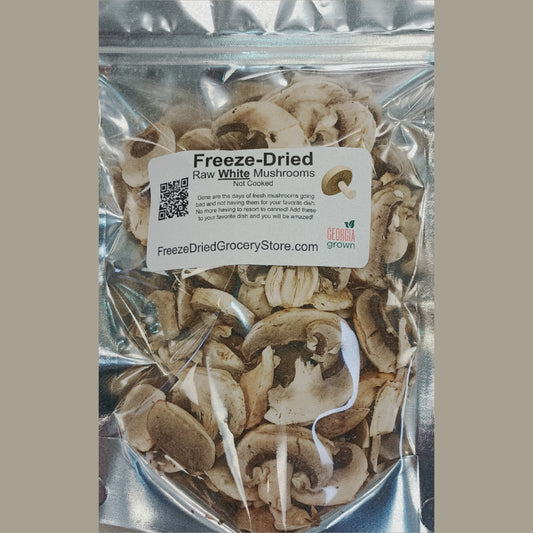 Mushroom, White, Freeze-Dried