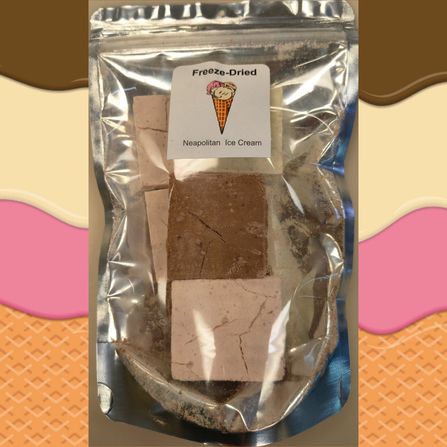 Neopolitan Ice Cream, Freeze Dried