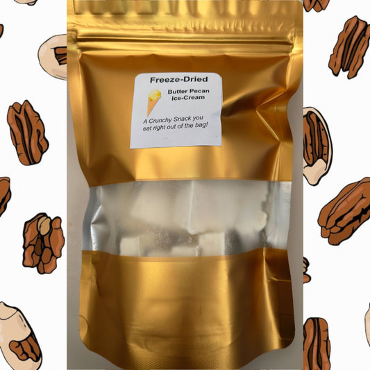 Butter Pecan Ice Cream, Freeze Dried