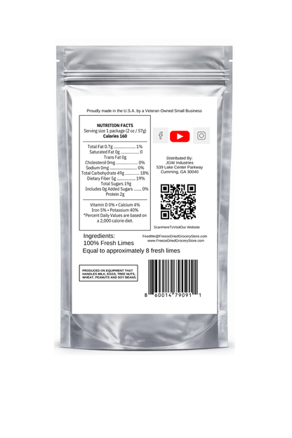 inAcrunch Freeze-Dried Lime Slices